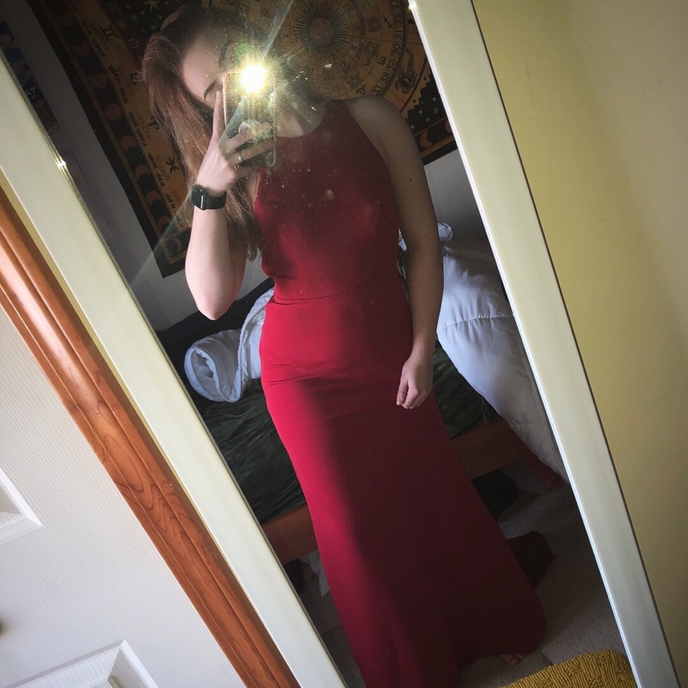 💋 burgundy prom dress 💋